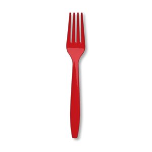 Classic Red Forks
