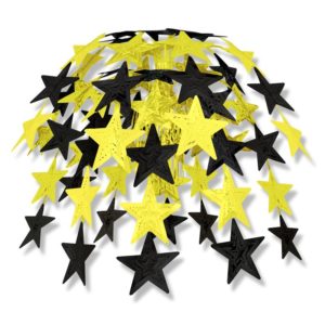 Star Cascade Black and Gold