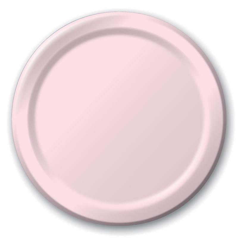 Classic Pink 7" Luncheon Paper Plates