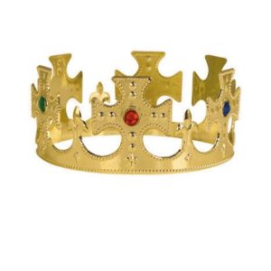 Plastic Jeweled King's Crowns
