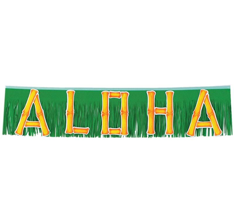 Metallic Aloha Banner