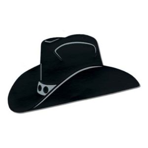 Foil Cowboy Hat Silhouettes