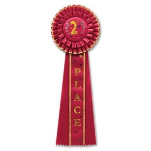 Deluxe Rosettes 2nd Place