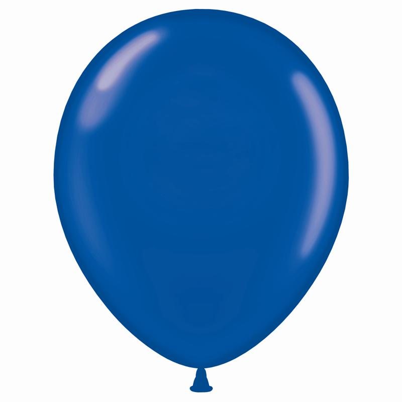 17" Crystal Blue Balloons