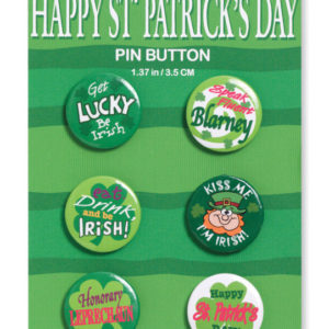 St Patricks Day Pin Button