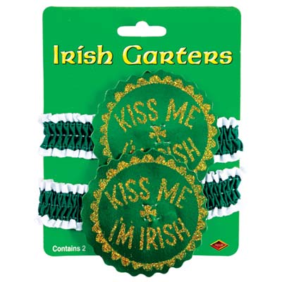 Kiss Me Irish Garters