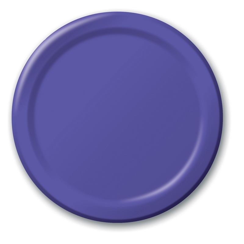 Purple 9" Dinner Paper Plates