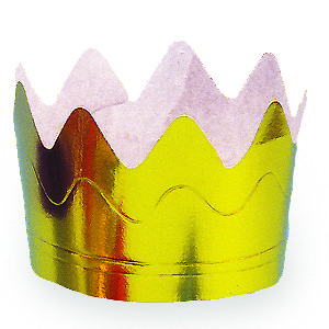 Mini Foil Gold Crown