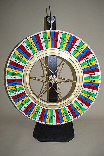 30" Colorful Wheel 1-75 Numbers -Rental-
