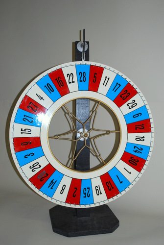 30" Red/White/Blue Wheel 1-30 Numbers -Rental-