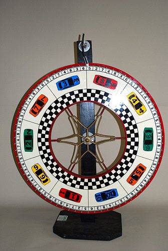 30" Race Cars Wheel 1-10 Numbers -Rental-