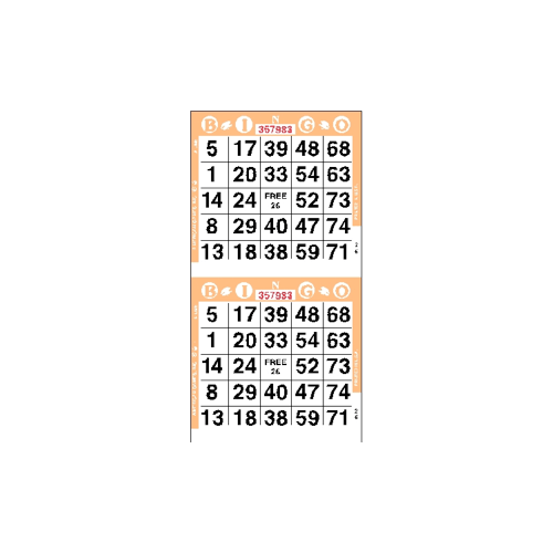 2on Vertical Bingo Paper - Case