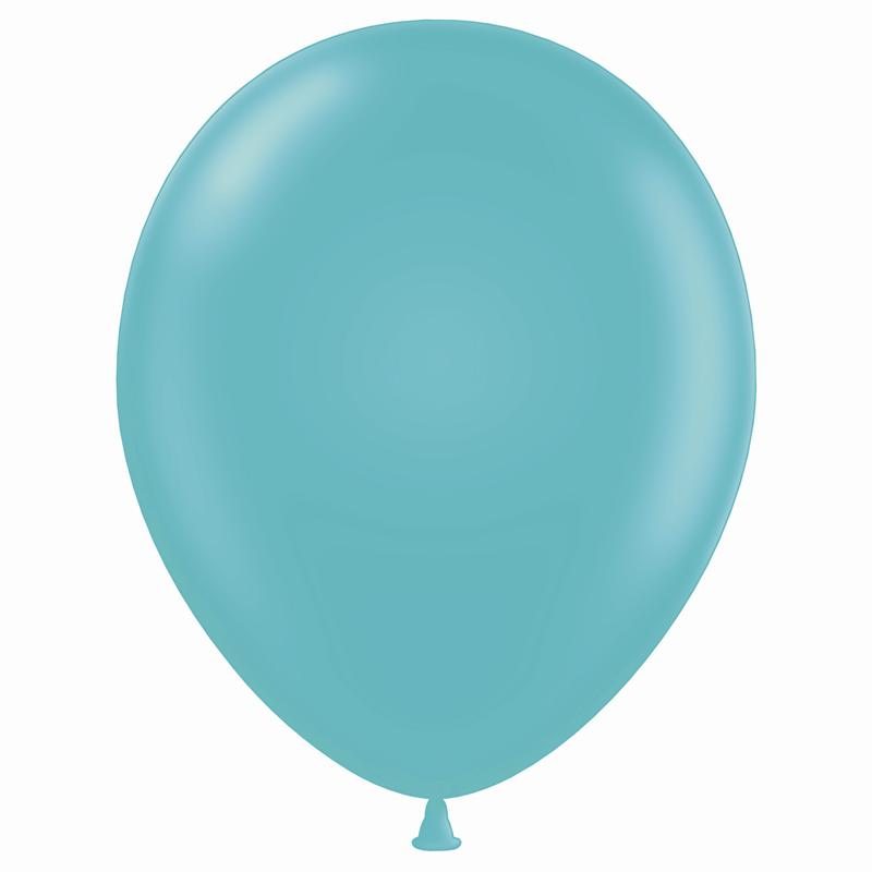 11" Teal Latex Balloons