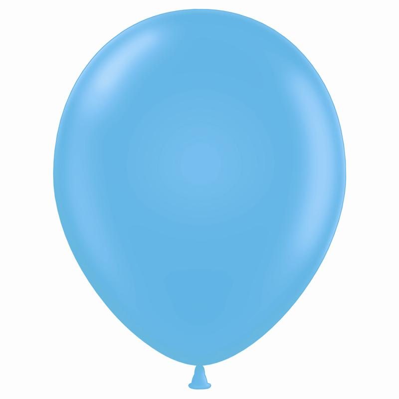 17" Turquoise Latex Balloons