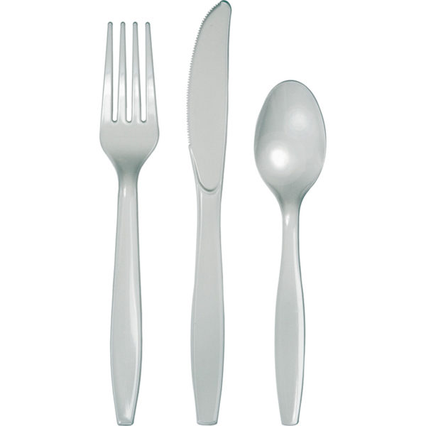 Shimmering Silver Cutlery Assortment