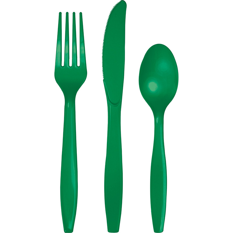Emerald Green Cutlery Assortment