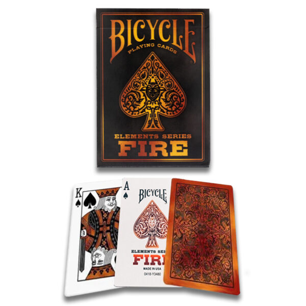 FIRE Themed Bicycle Cards