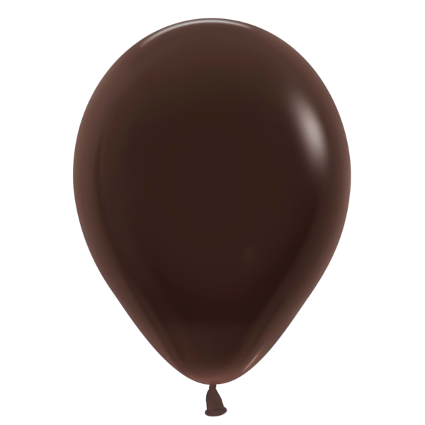 11" Deluxe Chocolate Latex Balloons