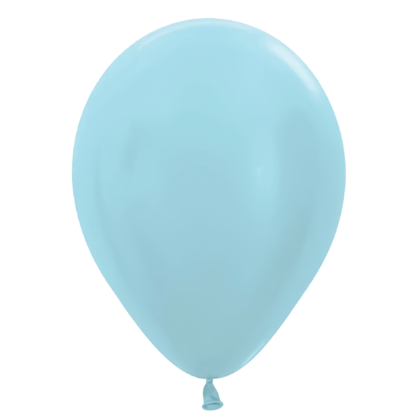 11" Pearl Blue Latex Balloons