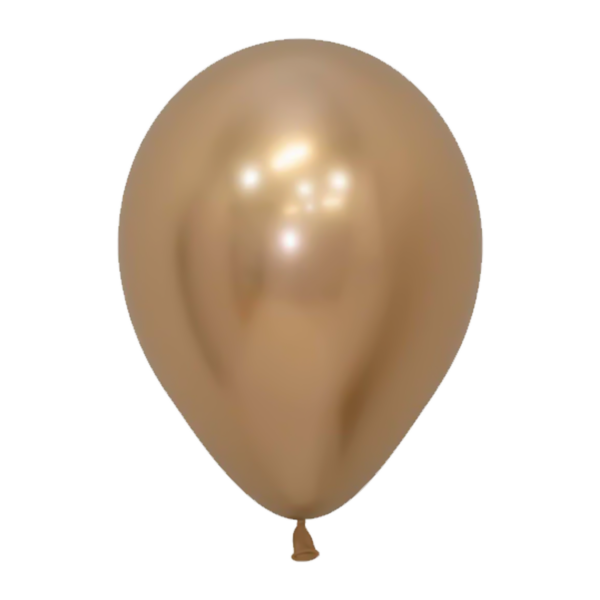 11" Reflex Gold Latex Balloons