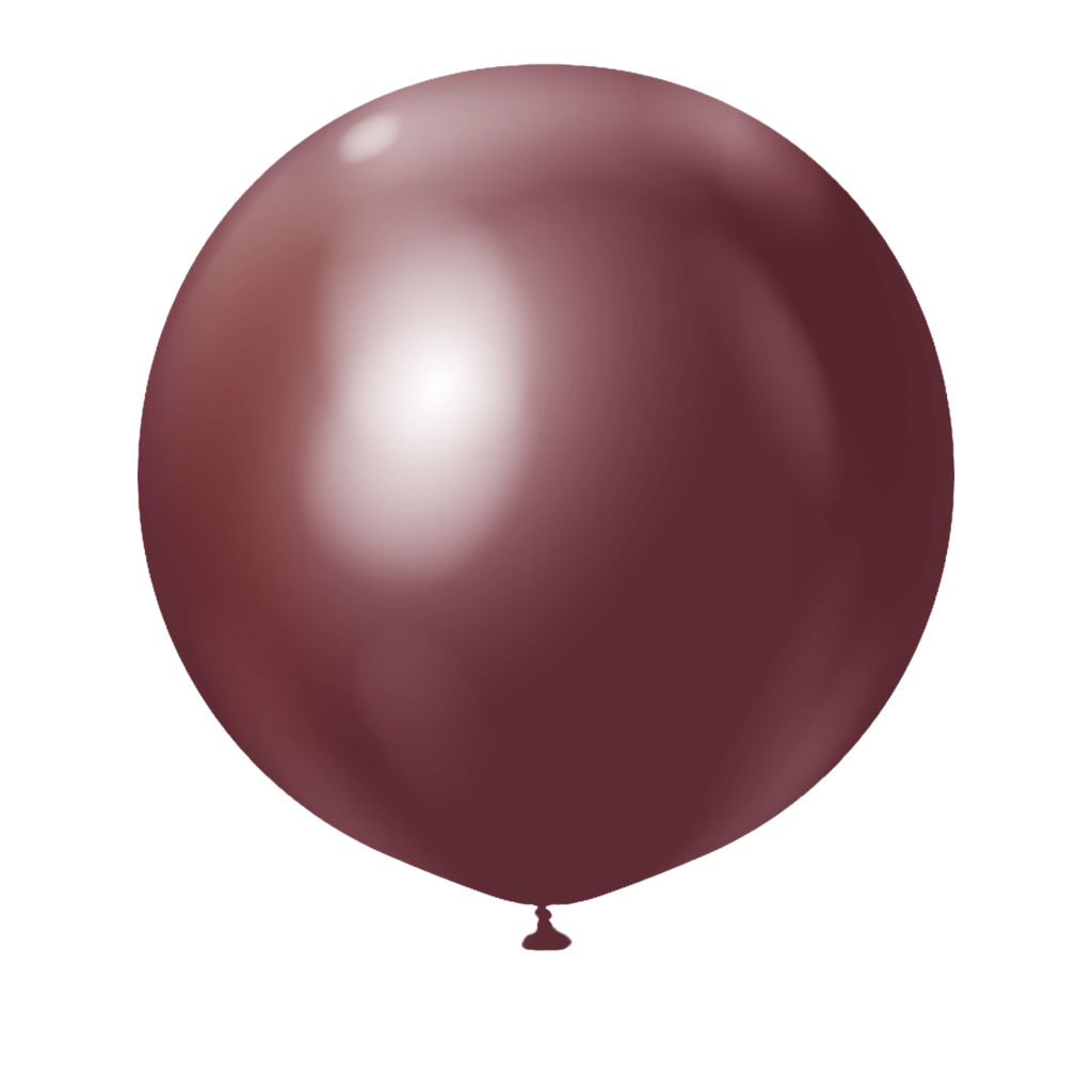 Kalisan Mirror Burgundy 24" Latex Balloon