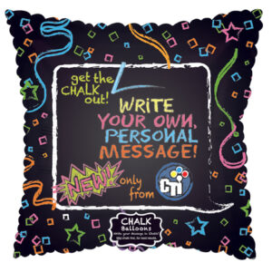 17" Chalkboard Confetti Border