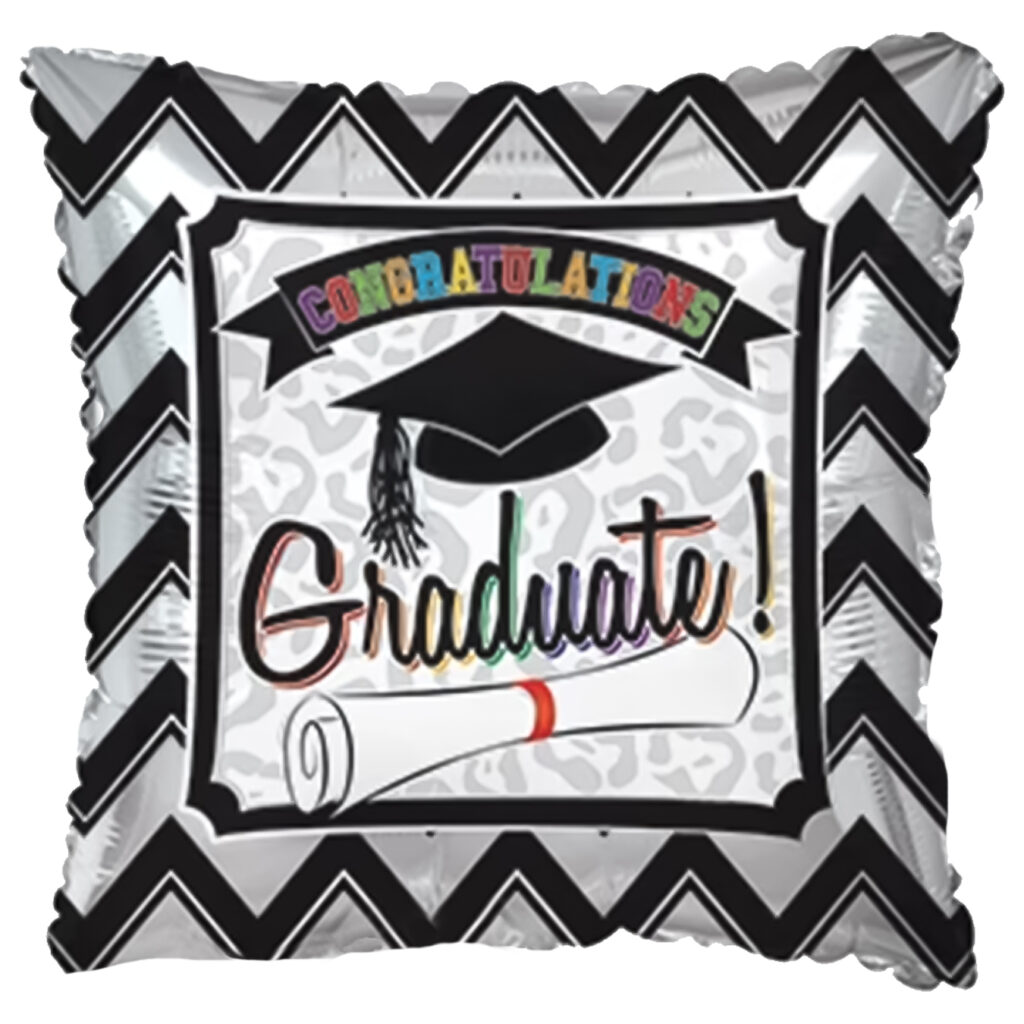 Congrats Graduate with diploma Foil Balloon