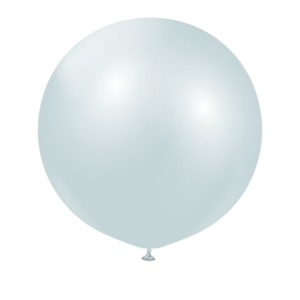 24" Aura Ice Blue Latex Balloons