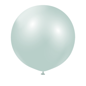 24" Aura Ice Mint Latex Balloons