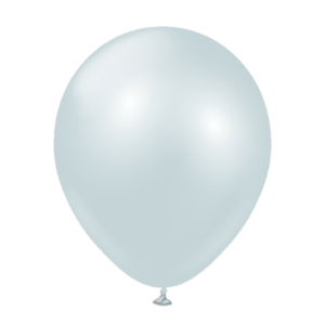 12" Aura Ice Blue Latex Balloons