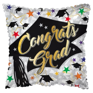 Congrats Grad Pillow Foil Balloon