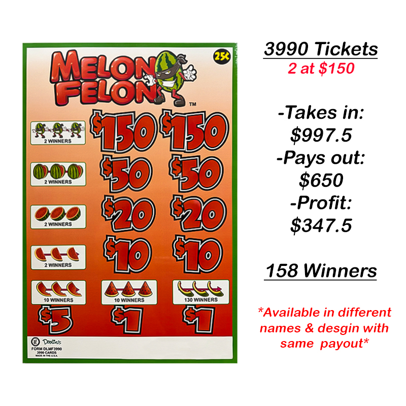 Melon Felon Pull Tab Flair