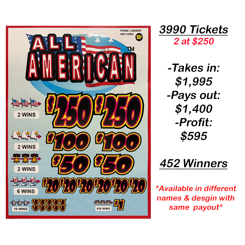 All American Pull Tab Flair