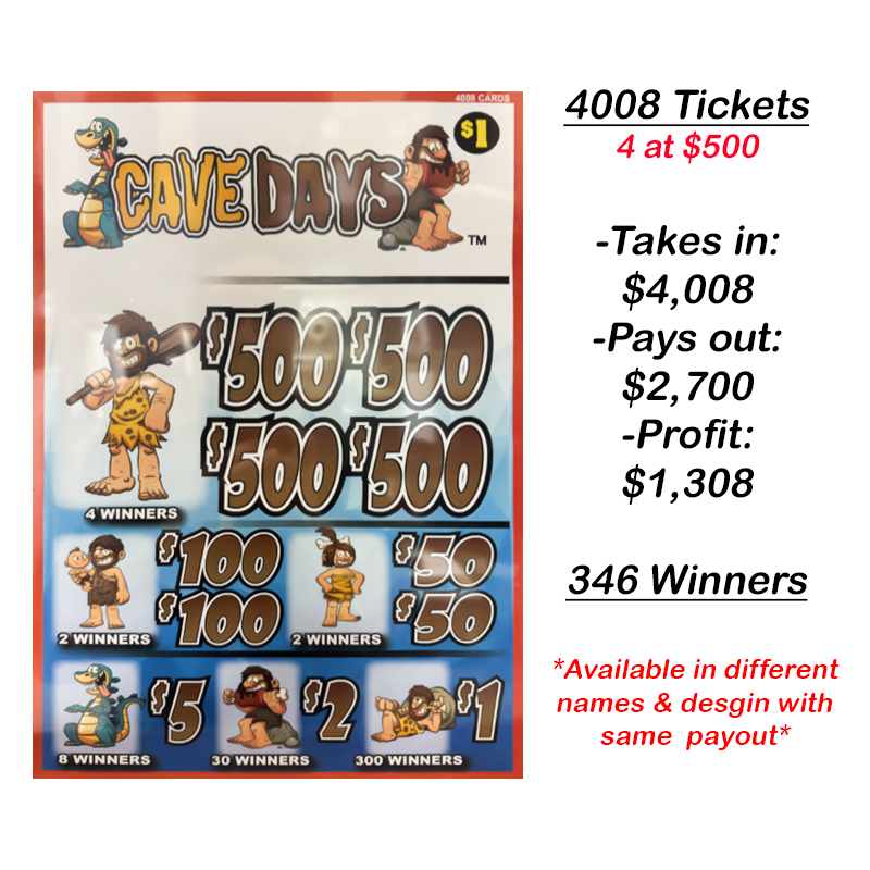 Cave Days Pull Tab Flair