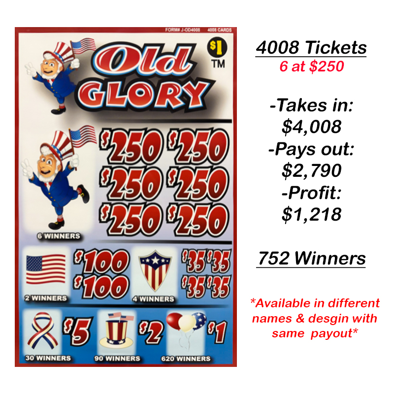 Old Glory Pull Tab Flair