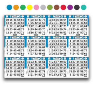 UNIMAX Collated 12H4 Bingo Paper