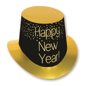 After Dark Gold Top Hat